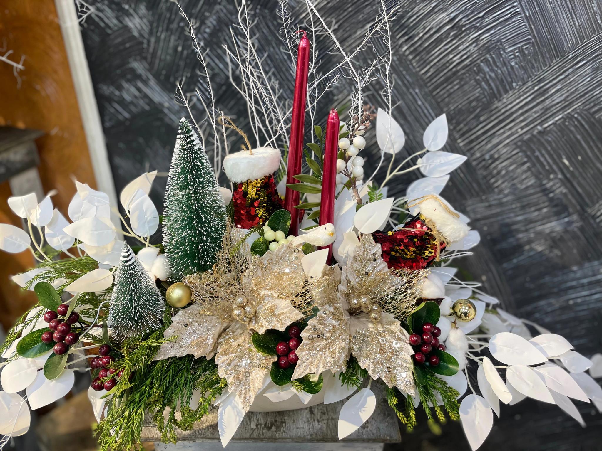 Christmas composition | ծաղիկներ, ծաղկեպսակներ, բույսեր Երևան