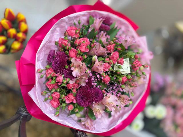 Pink bouquet | ծաղիկներ, ծաղկեպսակներ, բույսեր - առաքում Երևան