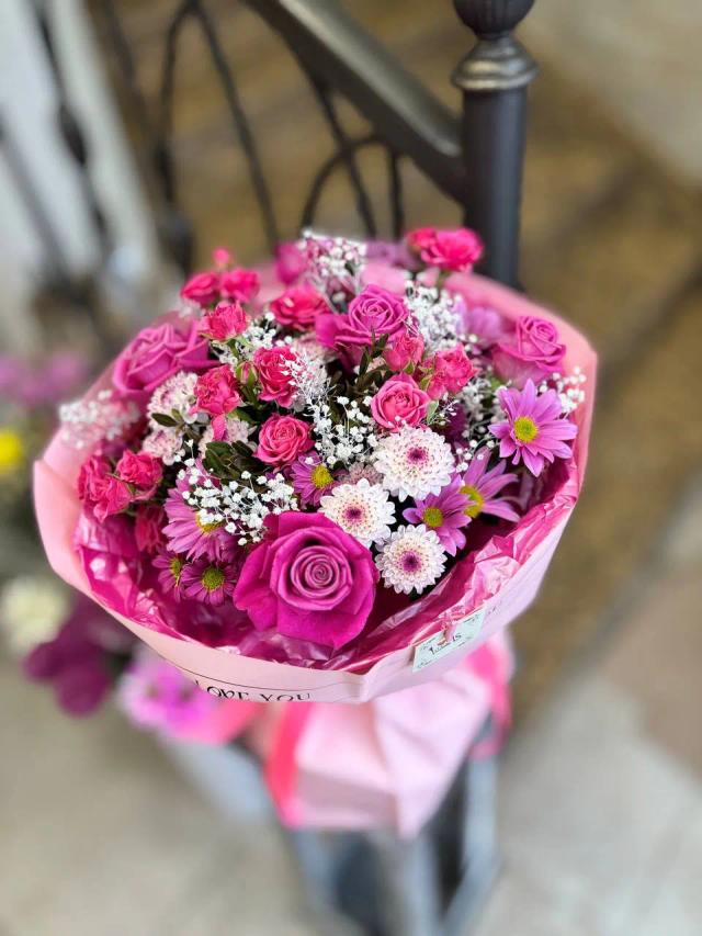 Pink bouquet | ծաղիկներ, ծաղկեպսակներ, բույսեր - առաքում Երևան