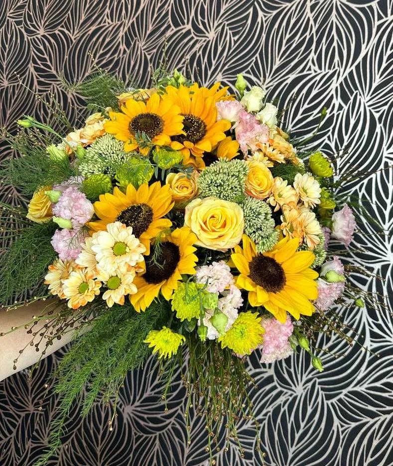 Yellow bouquet | ծաղիկներ, ծաղկեպսակներ, բույսեր Երևան